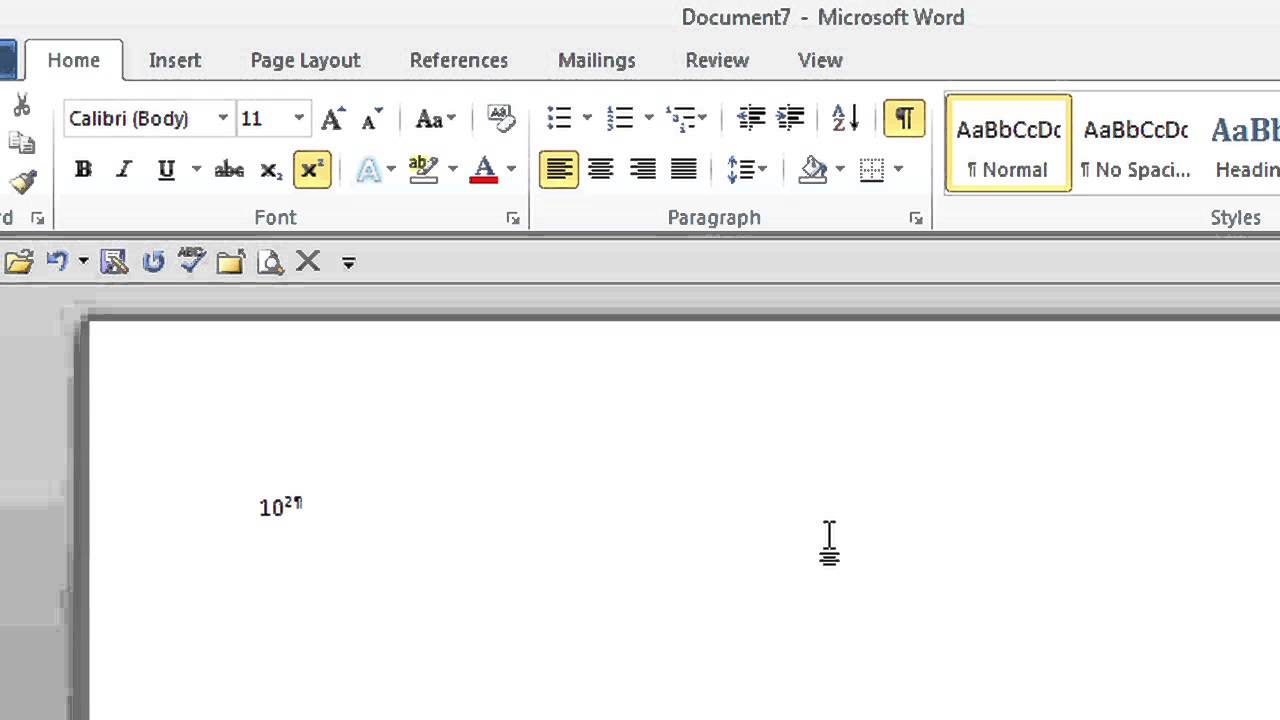 How to Type 2222 to the Power of 22 in Microsoft Word : Tips for Microsoft  Office & Windows