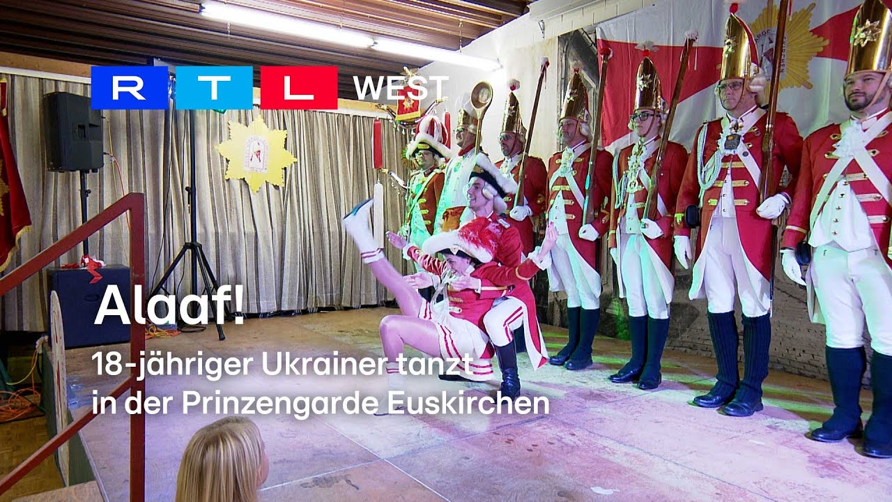 Alaaf! Ukrainer ist neuer Tanzoffizier in der Prinzengarde | RTL WEST, 13.11.2023