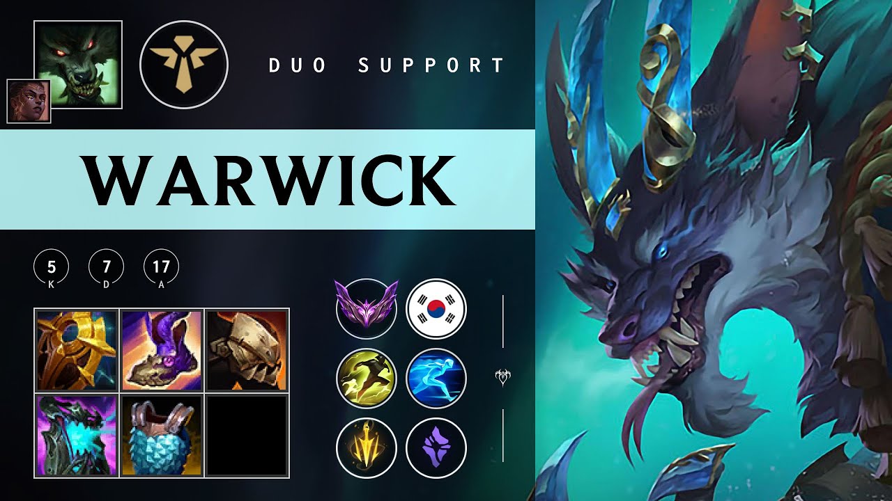 Warwick Support vs Zac - KR Master Patch 25.23