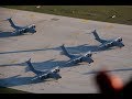 A400M-Flotte Rundflug über LTG 62 Wunstorf