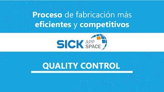 Soluciones de visión artificial eficientes y competitivos con Sick AppSpace.