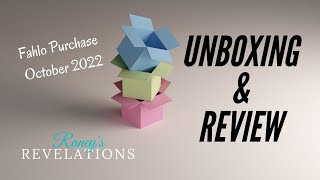 October 2022 Fahlo Purchase Unboxing