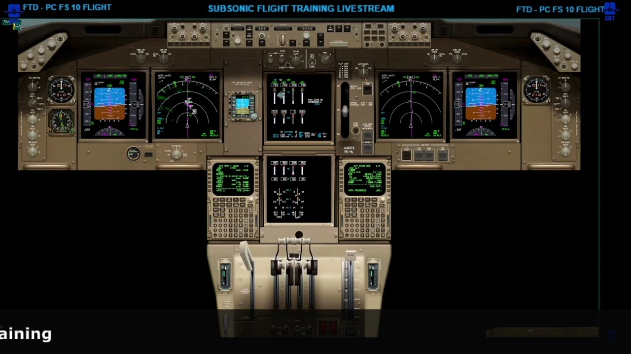 B747-400 FTD-PC FS 10 FLIGHT PATREON PROMO