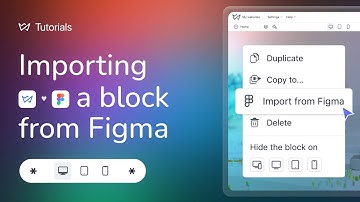 Importing a block from Figma
