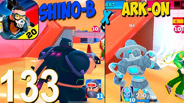 FRAG Pro Shooter - Gameplay Walkthrough part 133 - SHINO-B X ARC-ON🤩😎(iOS, Android)
