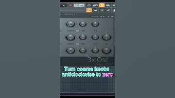 sub bass settings for FL studio tutorials [3X OSC]
