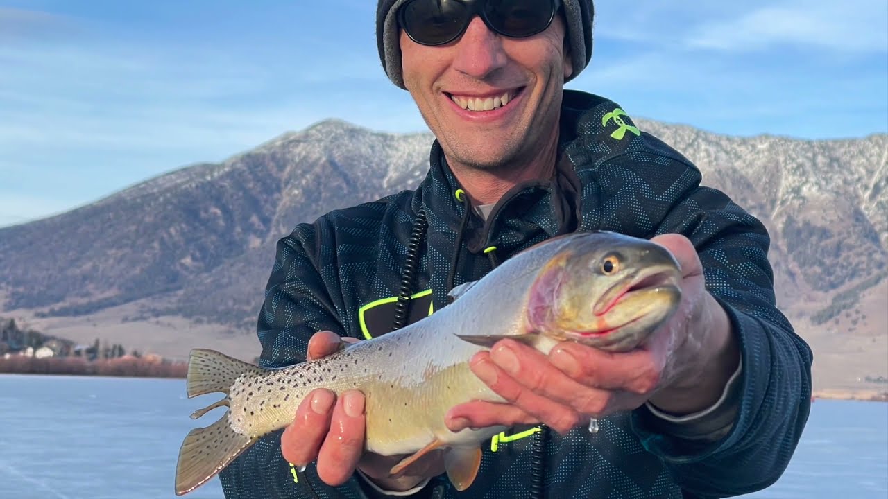 Henry's Lake Early Ice Fishing With Friends, Part 1