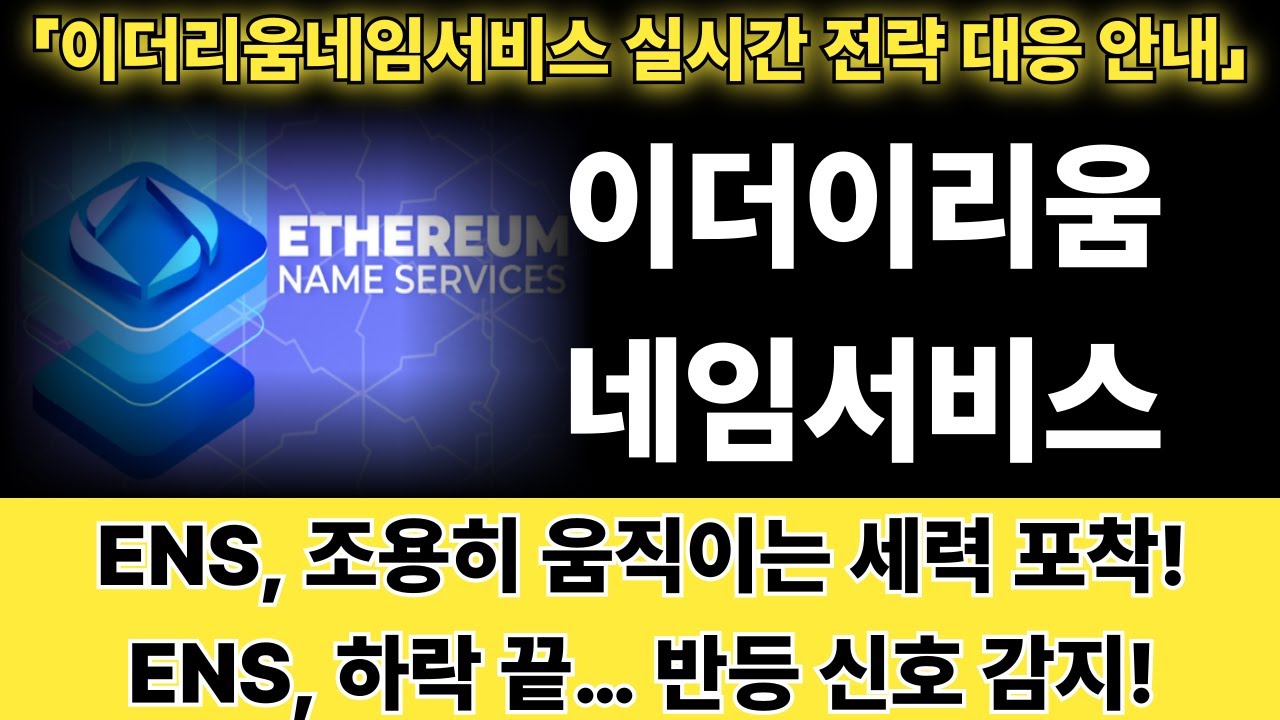 Ethereum Name Service] ENS Captures Technically Perfect Bottom Signal! -  YouTube