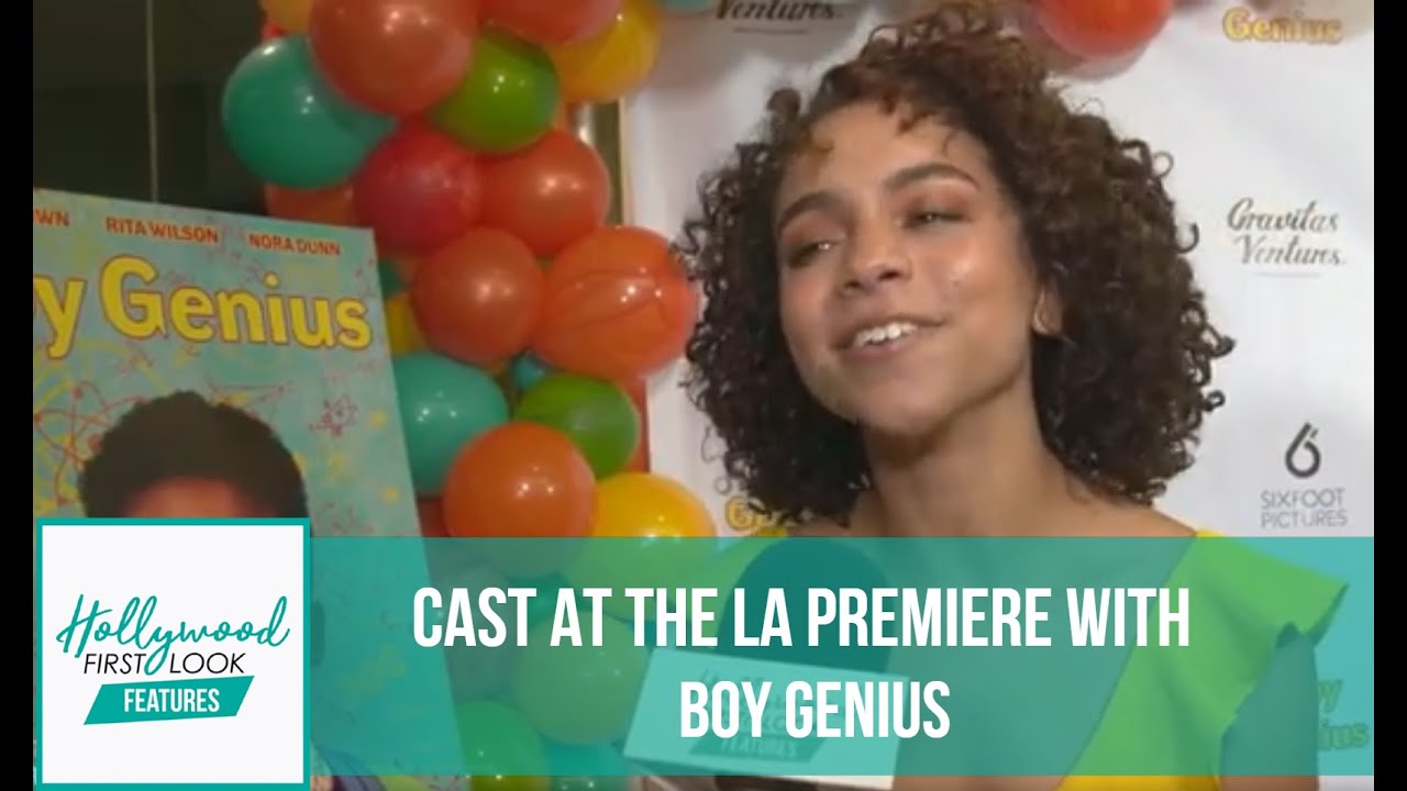BOY GENIUS (2019) Interviews with the cast at the LA Premiere with