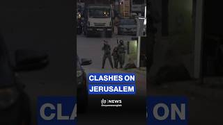 Israeli Army Clashes With Palestinians During North Jerusalem Raid