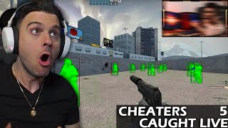Gamers Getting Caught CHEATING Live YET AGAIN ( 5 ) | Nagzz Reacts to BE AMAZED