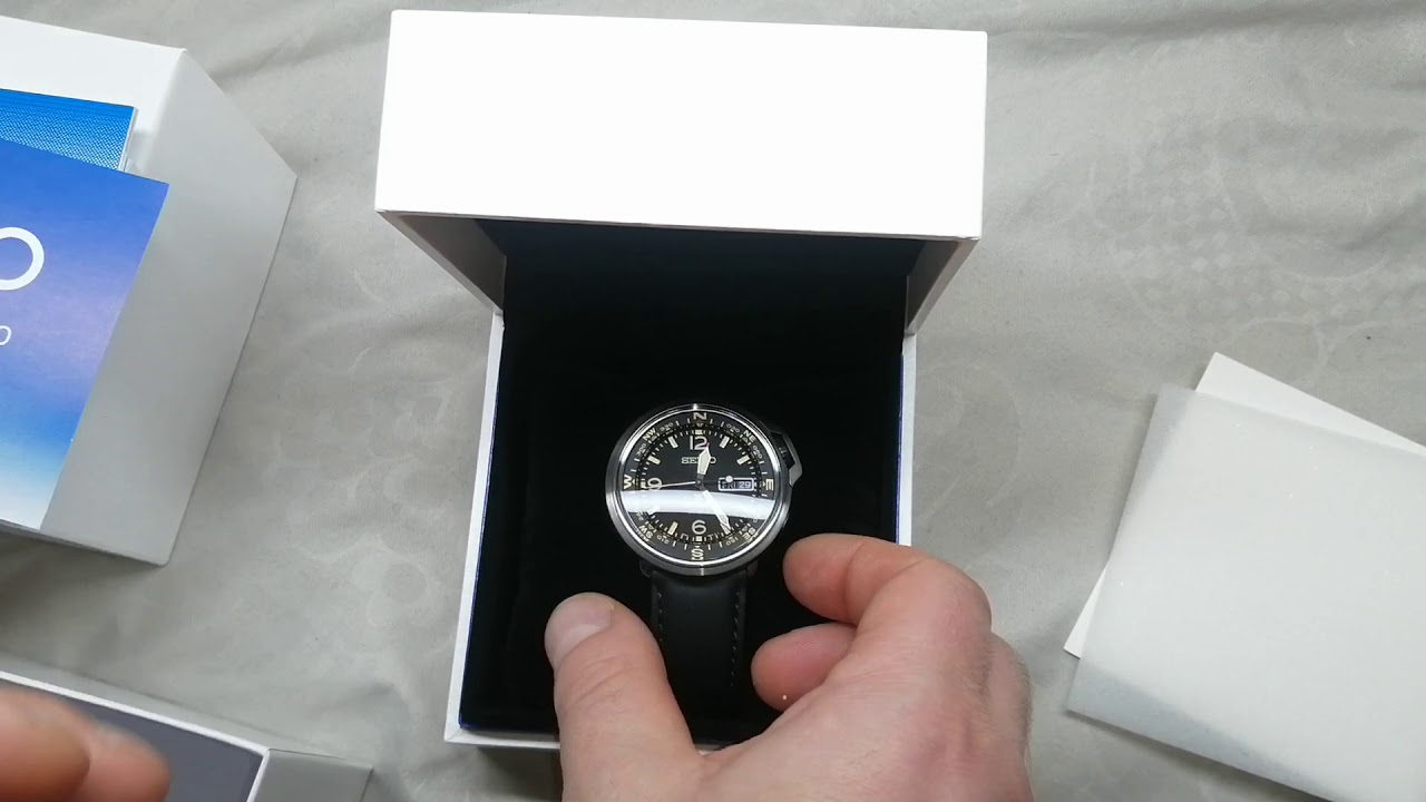 Часы Seiko Prospex Srpd35k1. Распаковка.