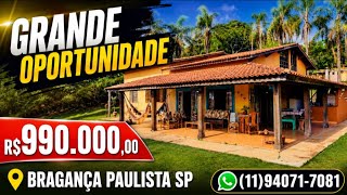 OPORTUNIDADE: Chácara c/ 5.280m2 de terreno, casa sede, hóspede, área gourmet,  Bragança Paulista. 