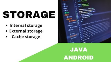 ANDROID - FILE STORAGE TUTORIAL IN JAVA | INTERNAL, EXTERNAL, CACHE STORAGE.