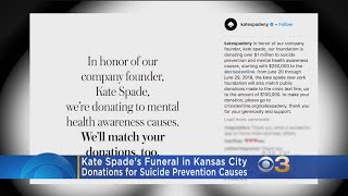 Kate Spade Laid To Rest, Company Donates $250,000 For Suicide Prevention Kate Spade Laid To Rest, Company Donates $250,000 For Suicide Prevention