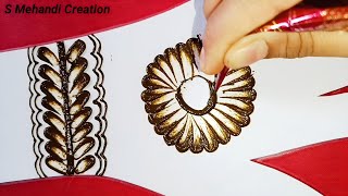 New Cotton Bud Mehndi Design Trick Easy Simple Mehndi Design Back Hand Arabic Mehndi Design 2023