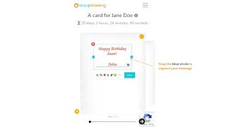 How to Sign a GroupGreeting Card (mobile version)