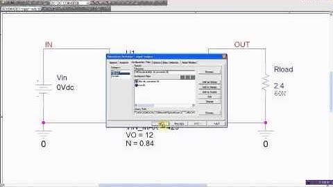 DC/DC Converter Simplified SPICE Behavioral Model