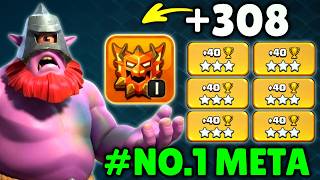 The #1 Army For EVERY Rank! Spam Throwers + Ruin Witch The Best attack StrategyIn Clash Of Clans