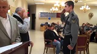 Johnston Police Explorer Post 405 holds graduation ceremony, 10/18/2012