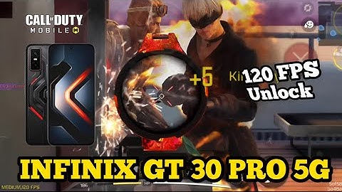 Infinix GT 30 Pro 5G Game Test in COD Mobile  | 120fps unlock in COD Mobile | Gyro Test #codm