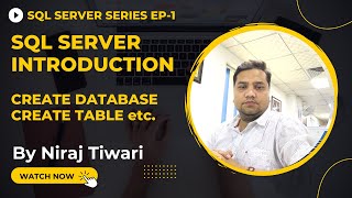 How to start working with SQL | Create database and table | Ep. 1 - Hindi