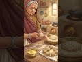 Dal Baati Churma in village 🏡 🍲✨ | #shorts #cooking #villagelife #asmr