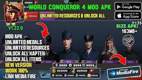 🛡️ Download World Conqueror 4 Mod Apk V1.22.0 Terbaru 2025  Unlimited Resources & Unlimited Medals⚔️
