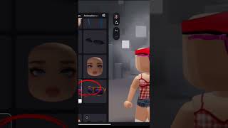 Tutorial for free Face ❤️ #roblox #mm2