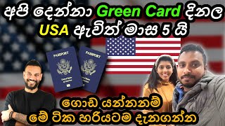 ඇමරිකාවෙ Green Card අරගෙන ගොඩ යන්නනම් මේ ටික කරගන්න | USA Green Card | Sinhala video