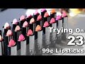 Trying On Every Wet n Wild Silk Finish Lipstick | Bailey B.