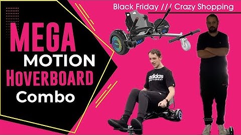 MEGA MOTION A03 Hoverboard & GO KART REVIEW: Unboxing, Test Ride, and Max Speed! 2 in 1 Fun for Kids