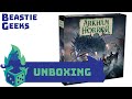 Arkham horror under dark waves unboxing by beastie geeks