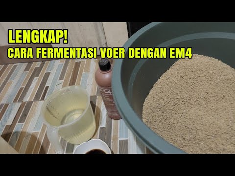 Cara Fermentasi Pakan Pabrikan Menggunakan EM4