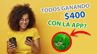 ¿Gana Dinero Fácilmente Con Esta App? - Grass Master: Lawn Mowing 3D screenshot 1
