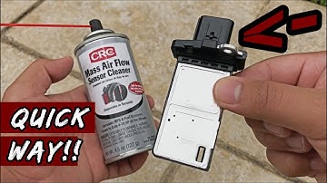 How to CLEAN MAF Sensor in SECONDS!!