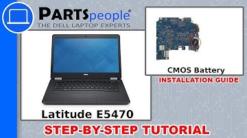 Dell Latitude E5470 (P62G001) CMOS Battery How-To Video Tutorial
