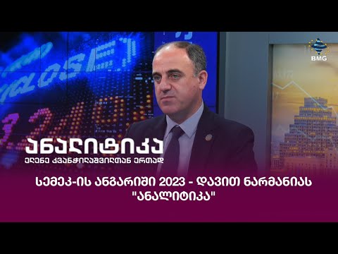 სემეკ-ის ანგარიში 2023 - დავით ნარმანიას \'ანალიტიკა\'