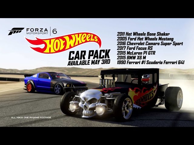 Forza 6 players can now download The Hot Wheels Car Pack