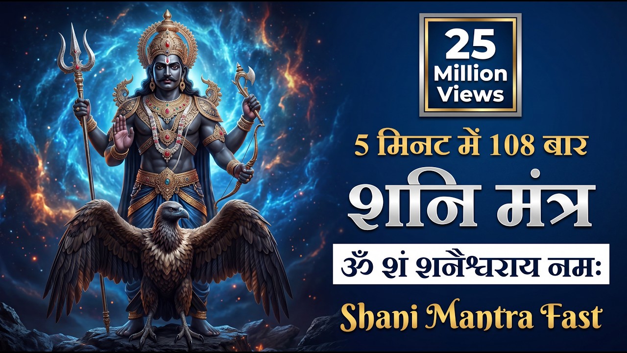 Watch Om Sham Shanicharaya Namah : 108 Times in 5 Minutes : Shani Mantra Fast on YouTube Watch Om Sham Shanicharaya Namah : 108 Times in 5 Minutes : Shani Mantra Fast on YouTube