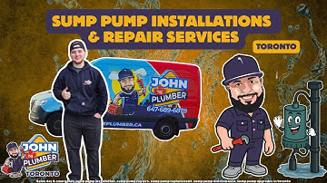 Toronto Sump Pump Repair & Installation | Prevent Basement Flooding  & Damage | John The Plumber