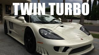 Saleen S7 Twin Turbo Leaving RPM Exotic Car Gathering