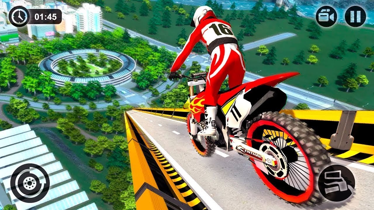 Ramp Moto Stunts ENDLESS MODE-Best Android Gameplay HD #21