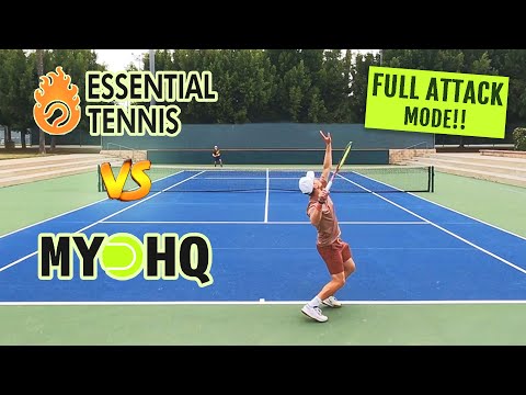 Playing VS ESSENTIAL TENNIS... but with a CATCH! (Tennis set mic'd up)