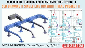 Branch duct sizing in HVAC system II How to design the branch duct II Success Engineering Official I