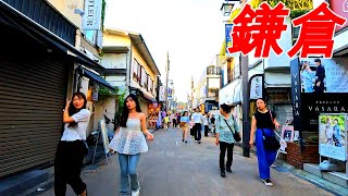 【美女だらけ！】鎌倉駅周辺を散策！神奈川県鎌倉市(Japan Walking around Kamakura Station)