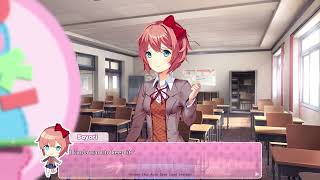 Scene from Doki Doki Literature Club! (2017)