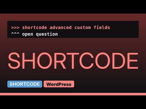 Wordpress: Use ACF array values in shortcode