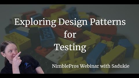 Design Patterns for Testing