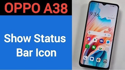 How to show status bar icon, Oppo A38 me status bar icon Kaise lagaen